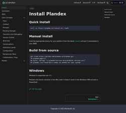 Captura de pantalla docs.plandex.ai