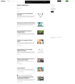 Скриншот dylansapienza.medium.com