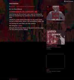 Captura de pantalla wwwormeow.itch.io
