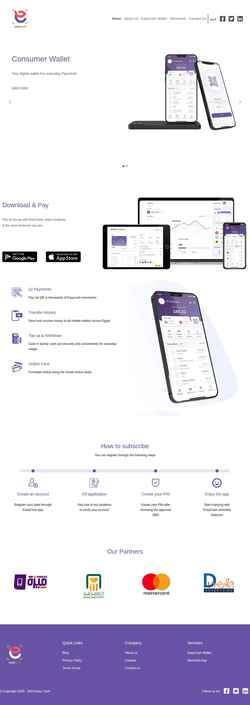 Captură de ecran easycashwallet.com