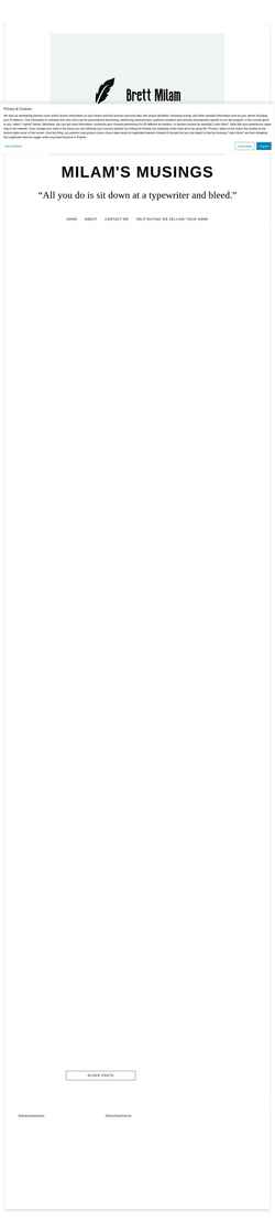 Screenshot brettmilam.com