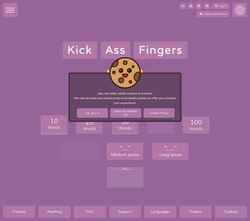 Captură de ecran kickassfingers.com