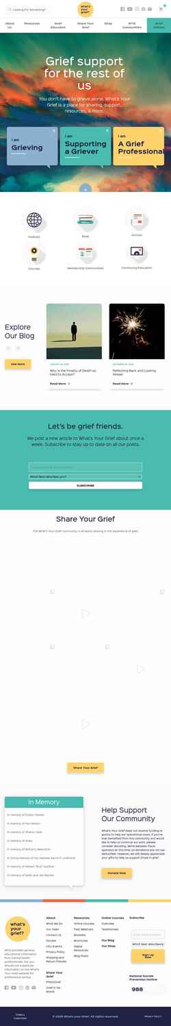 Screenshot whatsyourgrief.com