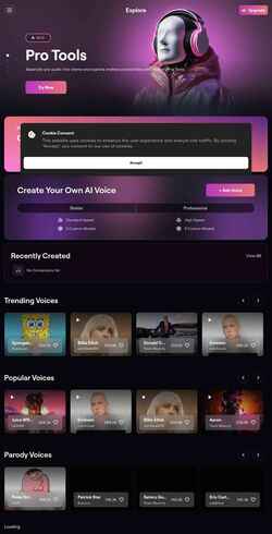 Skjermdump create.musicfy.lol