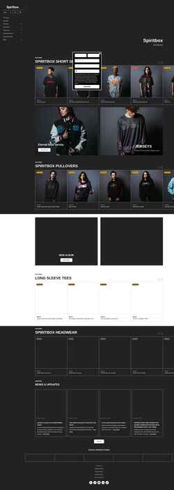 Screenshot spiritbox.com