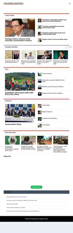 Ekrānuzņēmums colombiareports.com