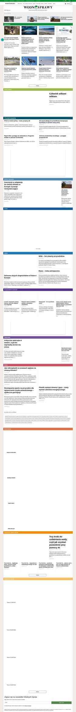 Posnetek zaslona wodnesprawy.pl