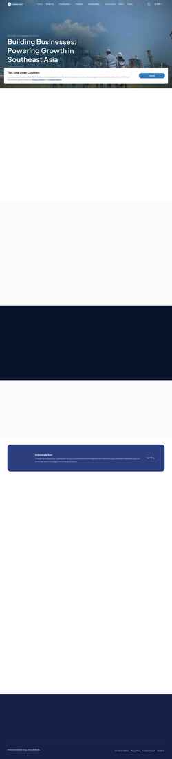 Снимак екрана chandra-asri.com