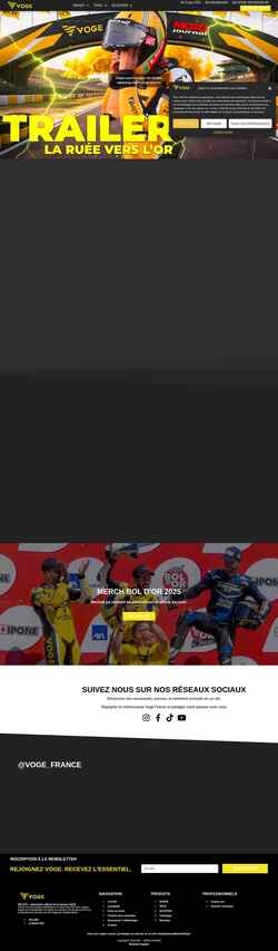 Captura de pantalla vogefrance.fr
