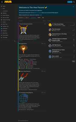 Captura de pantalla forum.playhive.com