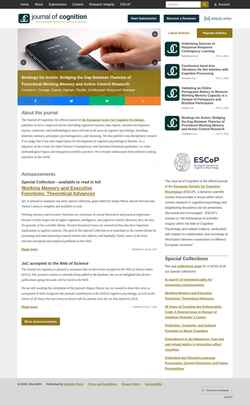 Schermata journalofcognition.org