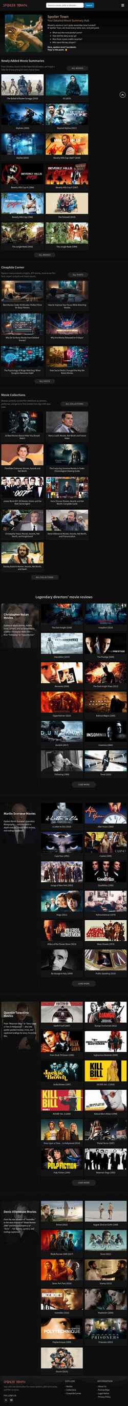 Schermafbeelding spoilertown.com