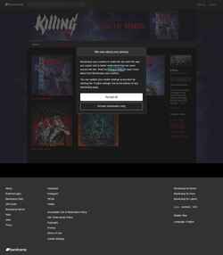 Ekran görüntüsü killing.bandcamp.com