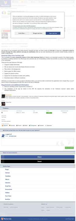 Snimka zaslona gettube.en.malavida.com