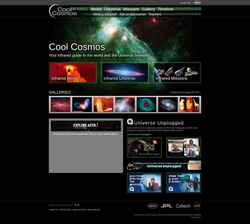 Ekrānuzņēmums coolcosmos.ipac.caltech.edu