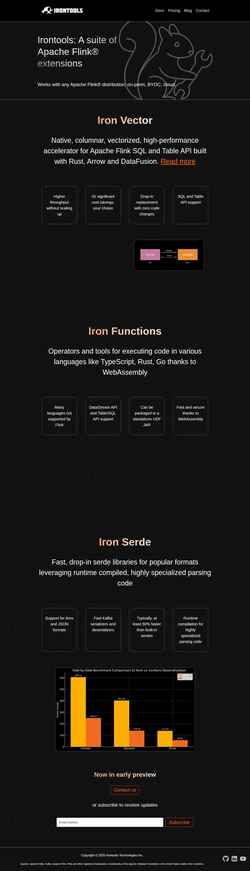 Screenshot irontools.dev