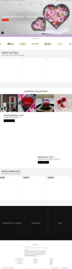 Screenshot theonlyroses.com