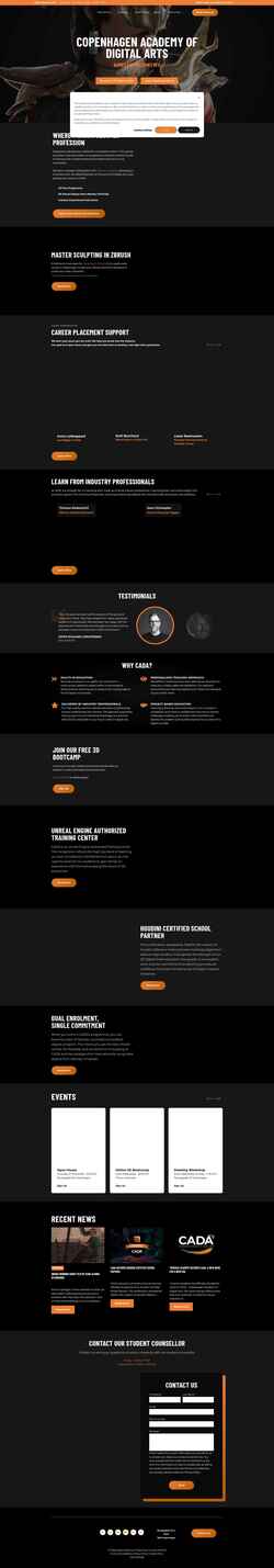 Zrzut ekranu cada-edu.com