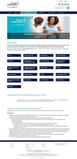 Screenshot resources.beststart.org