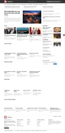 Captura de pantalla millstonenews.com