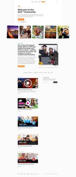 Schermata community.acdsee.com