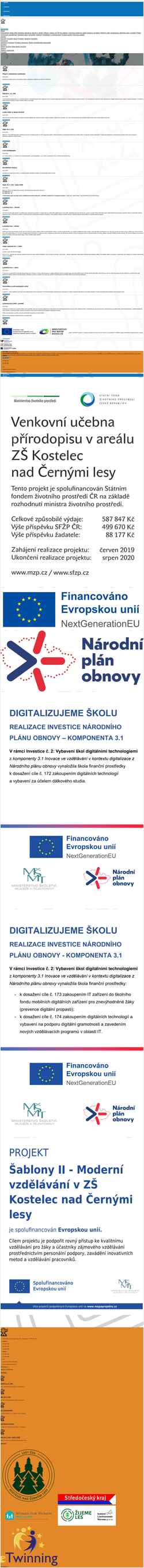 Snímek obrazovky zskncl.cz