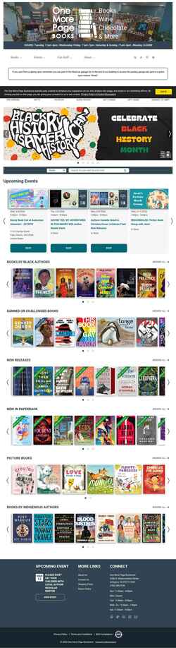 Schermata onemorepagebooks.com