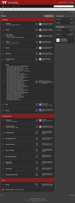 Captura de pantalla community.thermaltake.com