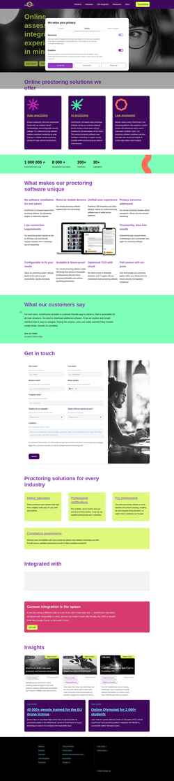 Schermafbeelding octoproctor.com