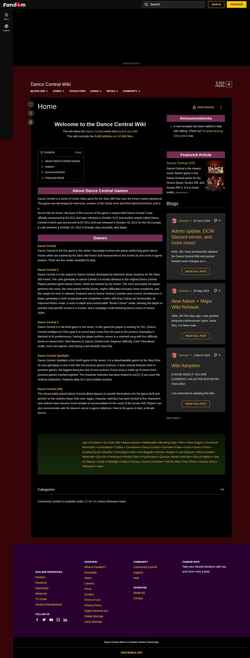 Снимак екрана dancecentral.fandom.com