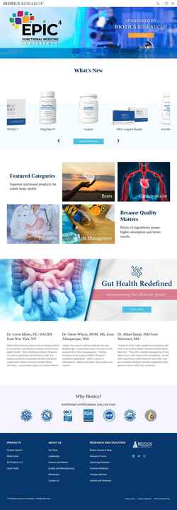 Screenshot shop.bioticsresearch.com