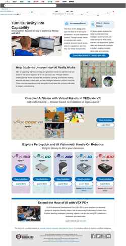Screenshot hoc.vexrobotics.com