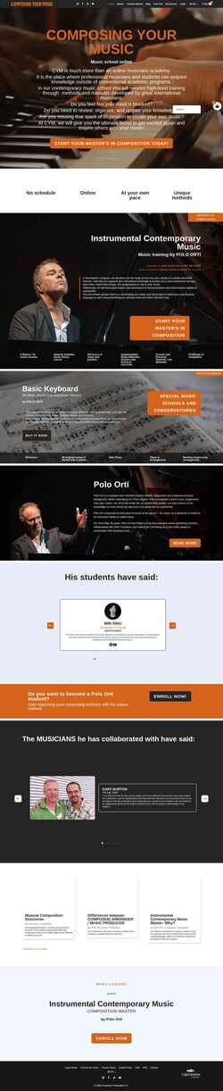 Screenshot composingyourmusic.com