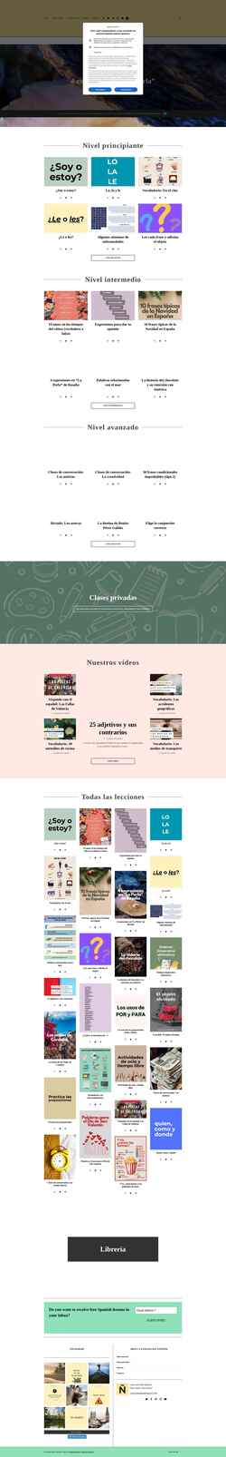 Képernyőkép paginadelespanol.com