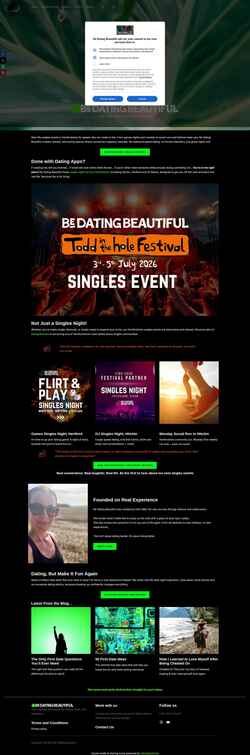 Captura de tela bedatingbeautiful.com