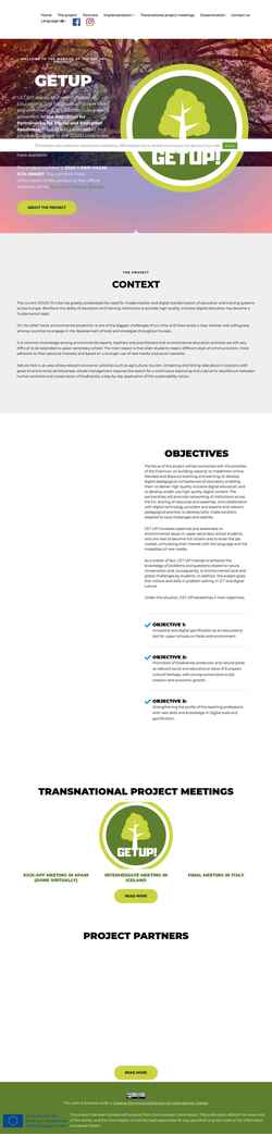 Screenshot getup.erasmus.site